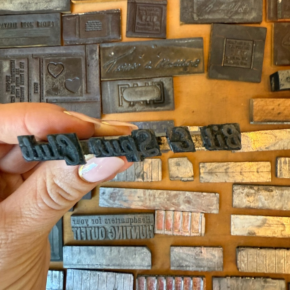 Vintage Printing Block Set - Picture 10 of 16